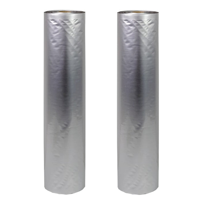 NatureVac Vacuum Seal Bags Aluminum Mylar 15in x 19.5ft (2 Rolls/Box)