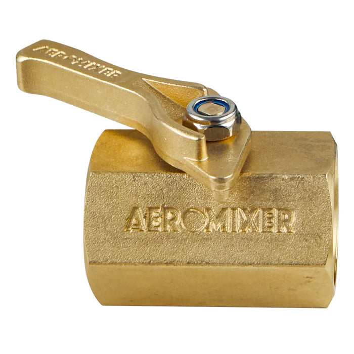 AEROMIXER Brass Ball Valve 1in