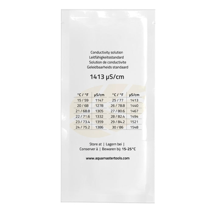 Aqua Master Tools Calibration Solution EC1413 20ml Sachet