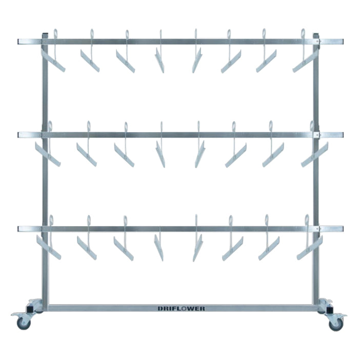 DriFlower Rolling Dri-Rack w/ 41in J-Hangers