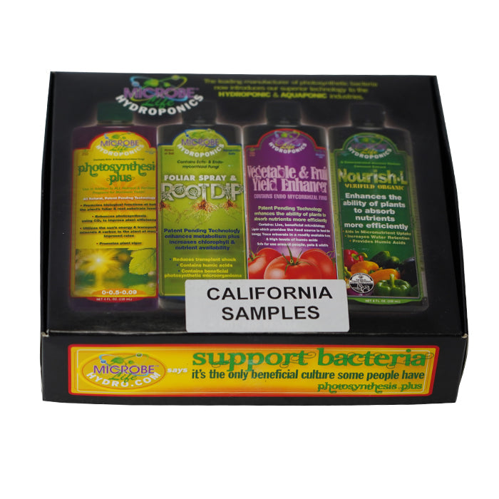 Microbe Life Hydroponics Sample Kit (California Approved)