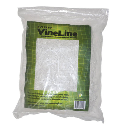 **REFURBISHED** VineLine Durable Plastic Trellis Netting White 5ft x 15ft