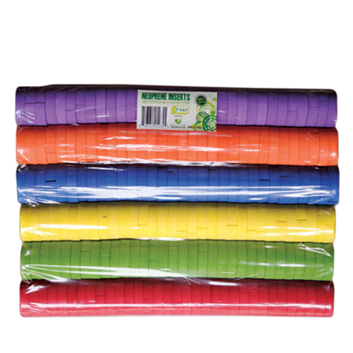 GROW1 Neoprene Inserts Multicolor 2in (192pcs/Pack)