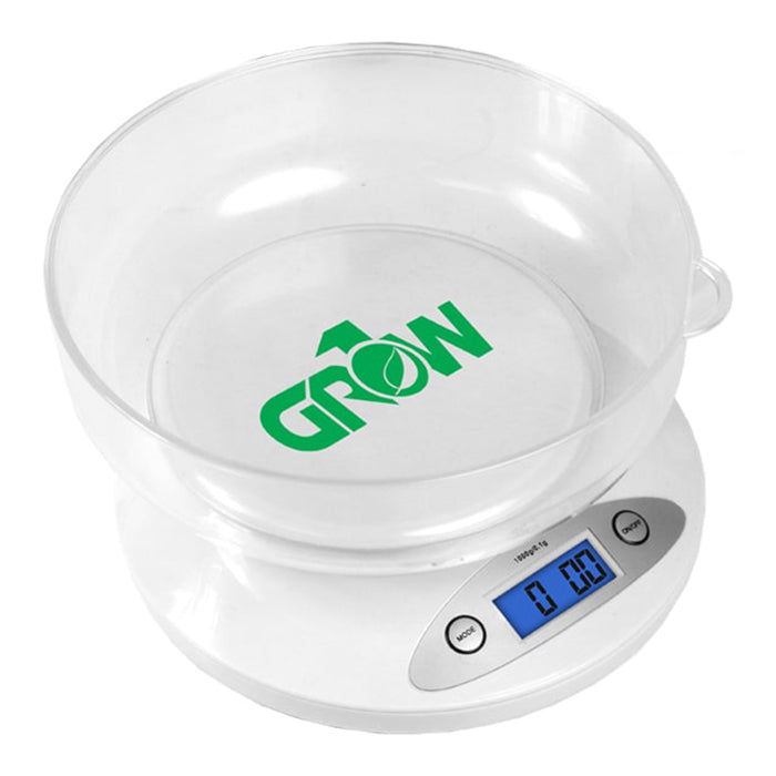 GROW1 Digital Nutrient Scale w/ Bowl 2.5lbs