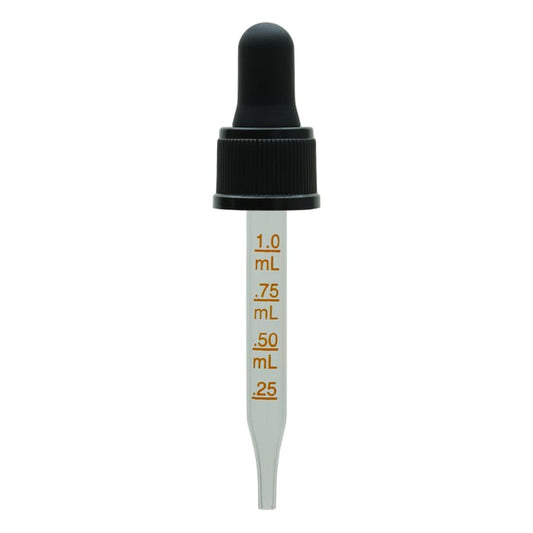 Pyur Scientific Amber Glass Tincture Bottle Dropper 60ml (DROPPER ONLY)