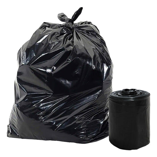 Contractor Bags 42 Gallon Black 3mil 33in x 48in (20 Bags/Box)