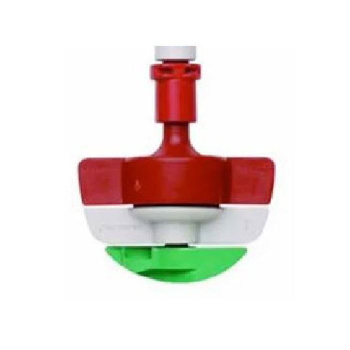 Netafim SpinNet Sprinkler Head with Check Valve, Red Mist, Red Body, Green Spinner 18.4GPH (25pcs/Bag)