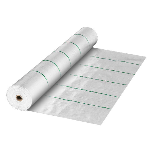 GROW1 Landscape Ground Cover Weed Mat Barrier White 12ft x 300ft