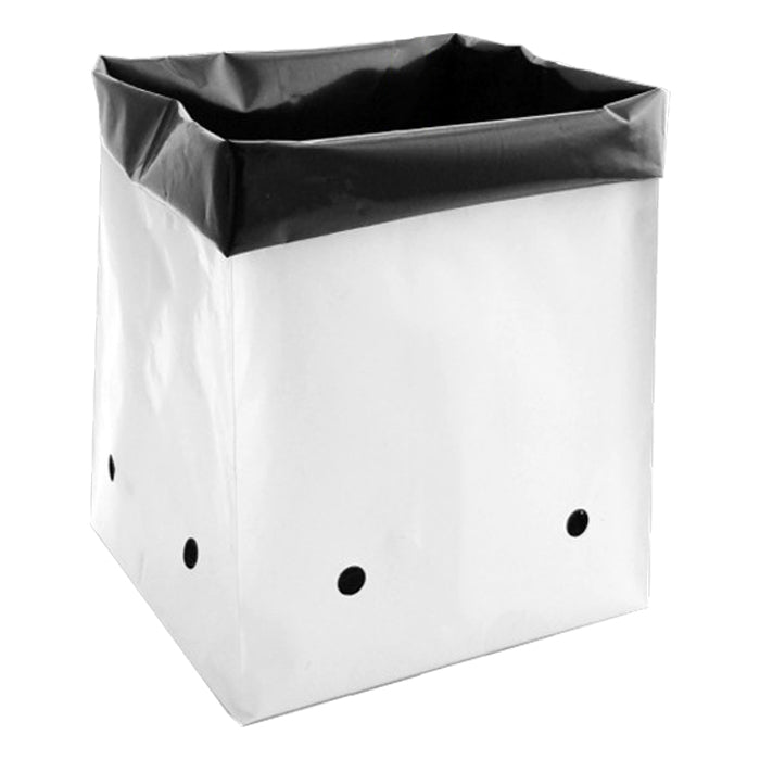 GROW1 PE Grow Bags Black & White 3 Gallon (50pcs/Pack)