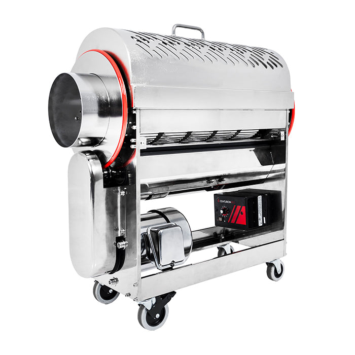 CenturionPro Stainless Steel Mini Hybrid Trimmer w/ Electropolished Tumblers (Dry/Wet)