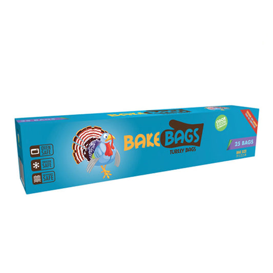 Bake Bags 5 Gallon Turkey Bags 19" x 23.5" (25 Pack)