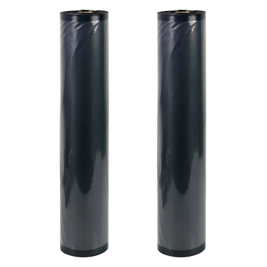 NatureVac Vacuum Seal Bags Black & Clear 11in x 19.5ft (2 Rolls/Box)195*