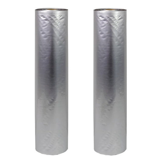 NatureVac Vacuum Seal Bags Aluminum Mylar 15in x 19.5ft (2 Rolls/Box)