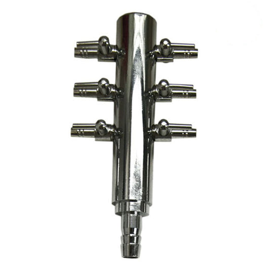 Chrome Air Divider 6 Outlet