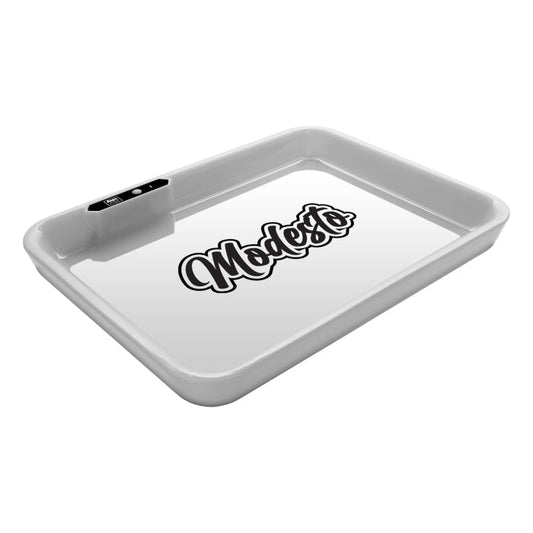Dope Trays x Modesto – White background black logo