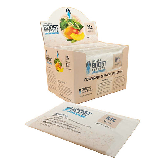 Integra Boost Terpene Essentials: Myrcene 67g at 62% RH (12pcs/Box)