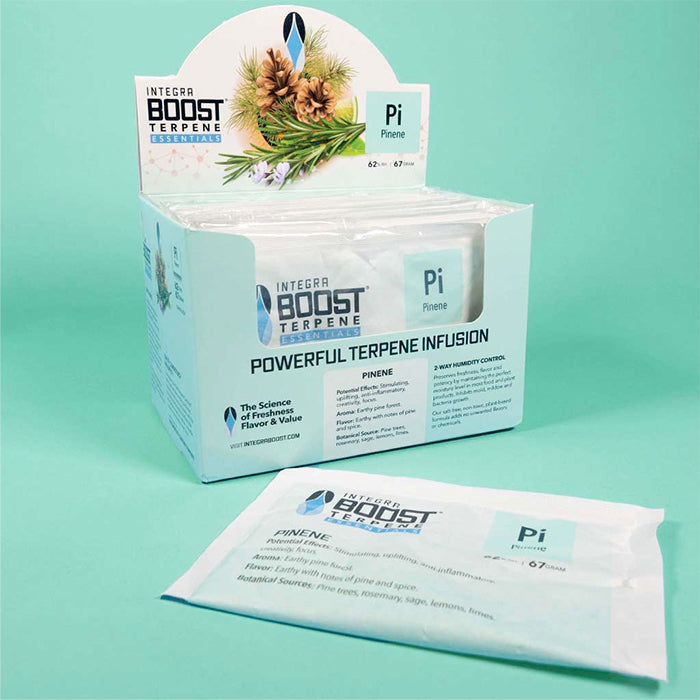 Integra Boost Terpene Essentials: Pinene 67g at 62% RH (12pcs/Box)
