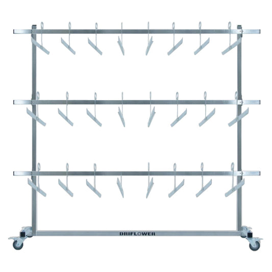 DriFlower Rolling Dri-Rack w/ 41in J-Hangers