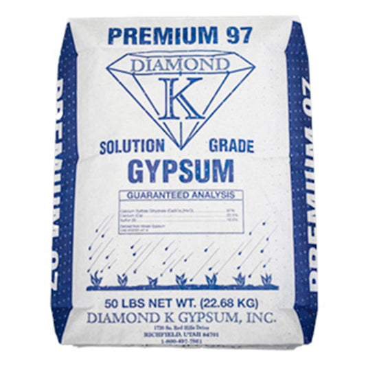 Diamond K Premium 97 Solution Grade Gypsum 50lbs