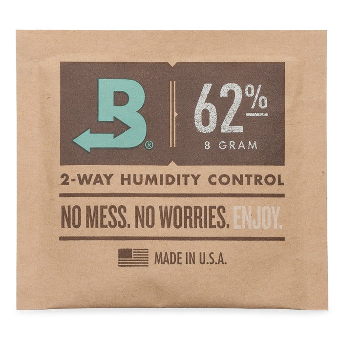 Boveda 2-Way Humidity Control Pack 62% RH 8g Bulk Individually Wrapped (300pcs/Case)
