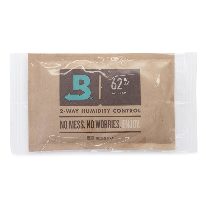 Boveda 2-Way Humidity Control Pack 62% 67g Individually Wrapped (12 Pack)