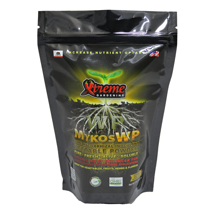 Xtreme Gardening MYKOS WP pure mycorrhizal wettable powder 12 oz, 12/cs
