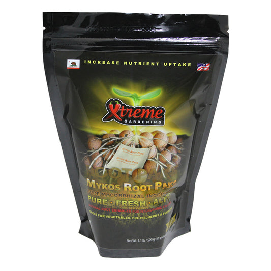 Xtreme Gardening MYKOS ROOT PAKS great for hydro 50 ct, 6/cs