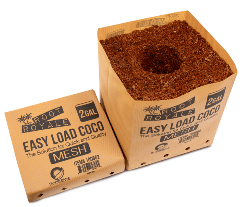 Root Royale Easy Load Coco Mesh Pot 2 gal (Box of 30)