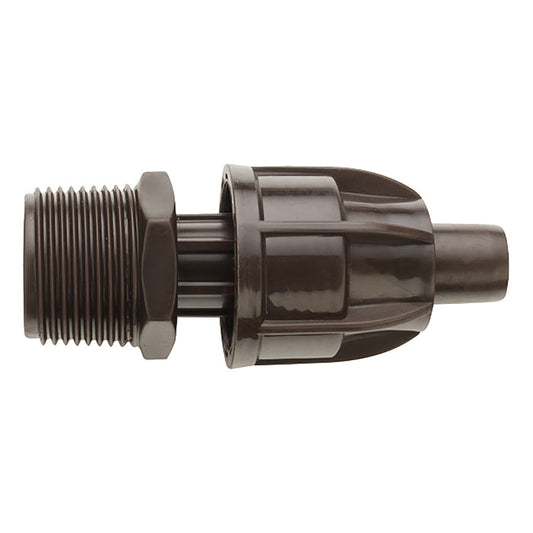 Netafim 17mm TechLock x 3/4in MPT Male Adapters (25pcs/Bag)