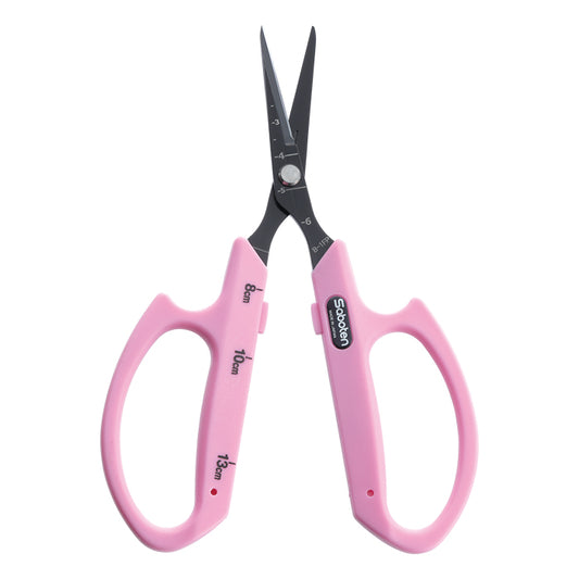 Saboten Fluorine Coated Straight Blade Scissors - Pink (PT-1) (Case of 12)