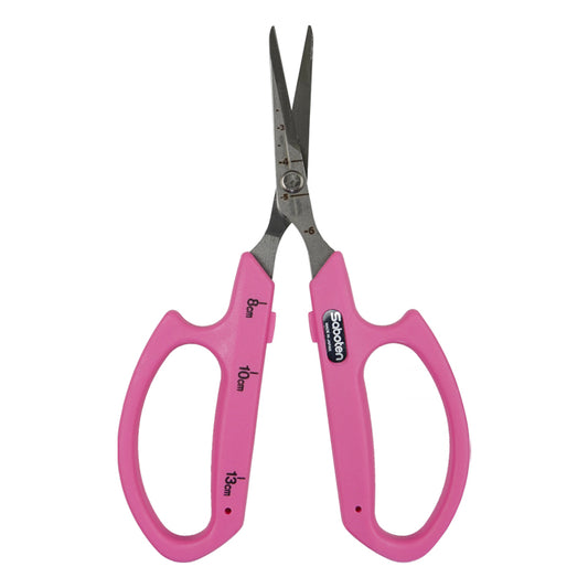 Saboten Stainless Steel Angled Blade Scissors - Pink (PT-13) (Case of 12)