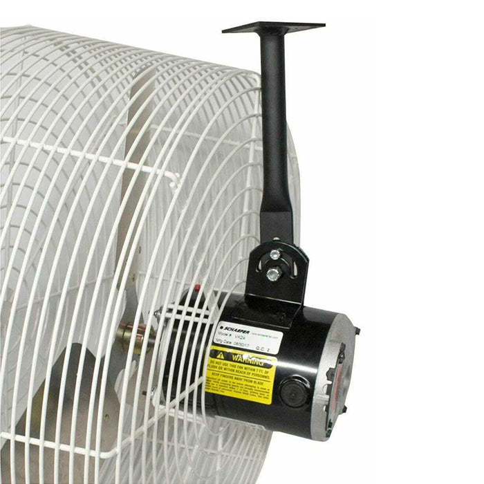 Schaefer Versa-Kool Circulation Fan 24 in w/ Tapered Guards, Cord & Mount - 7860 CFM